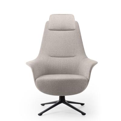 Modern Fabric Comfortable Supreme Seating Office Lounge Chair And Ottoman