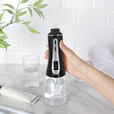 Água Irrigator oral recarregável da exposição de OLED para os dentes 350ml IPX7 impermeáveis