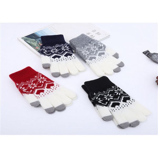 Sports Women'S Touch Screen Winter Gloves 21 Cm Size Feel Comfortable