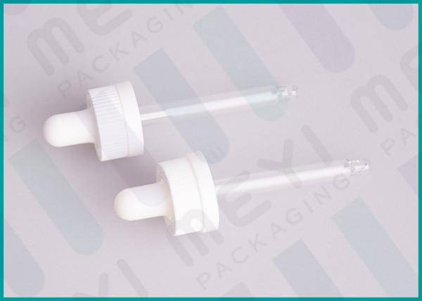 20/400 Child Resistant Glass Pipette Dropper Ribbed PP Plastic For E-Juice Bottle