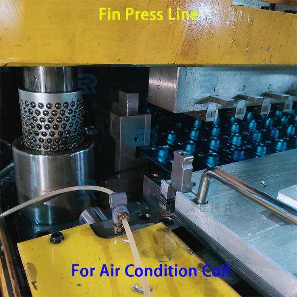 Professional Open Type Fin Press Line Stamping Machine For Aluminum Copper Steel