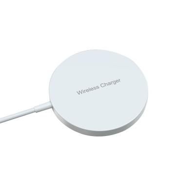 Magnetic Wireless Charger,Fast Wireless Charging Pad 5ft Charging Cable with Type C&USB A Port Compatible with iPhone 12