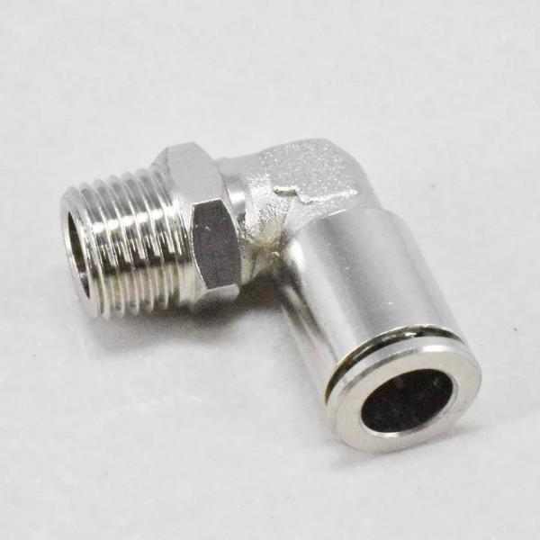 Cotovelo rápido masculino comum ASTM A40345 do conector do encaixe de mangueira do metal de aço inoxidável