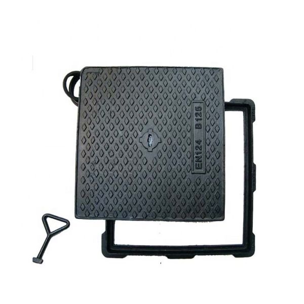 High Security Double Sealed Manhole Cover Anti Corrosion 600MM X 600MM