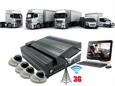 3G WIFI 4Ch GPS HDD MDVR Vehicle Security Camera System bus / truck