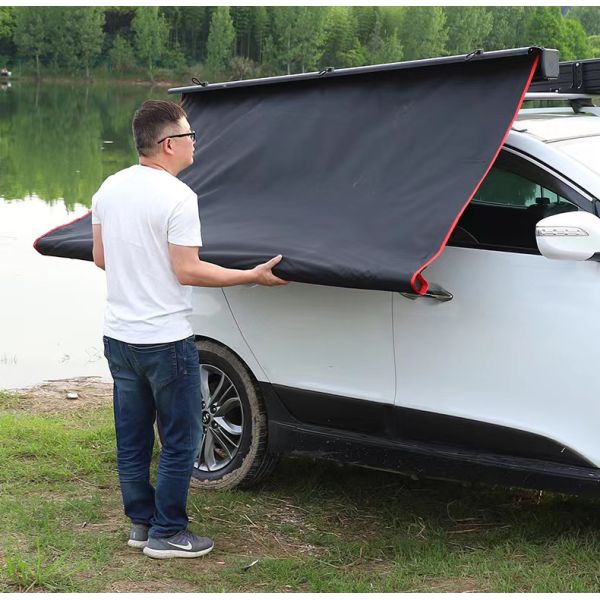 Hot Selling Outdoor Car Awning Tent 4x4 SUV Aluminum Shell Retractable Car Side Awning