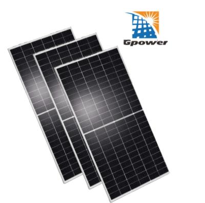 Monocrystalline Type 410w Solar PV System MBB Half Cell Module