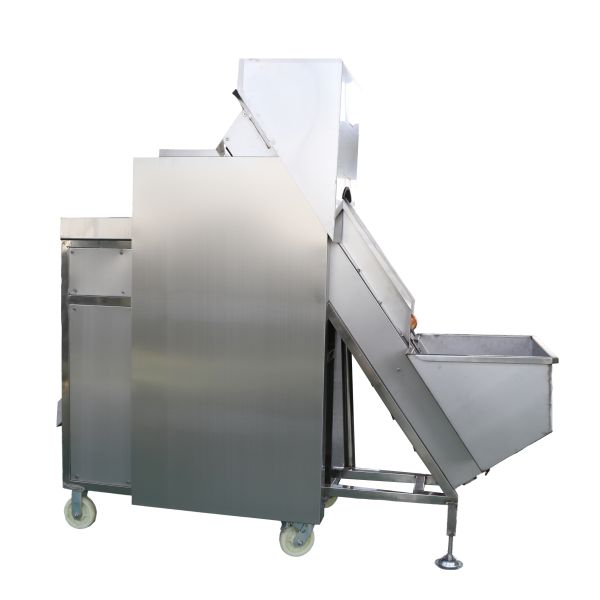500-700kg/h Small Onion Peeling Cutting Machine 1.52kW with Adjustable Peeling Layers