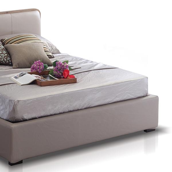 Multiscene Leather Ottoman Bed , Practical Queen Platform Bed With Storage