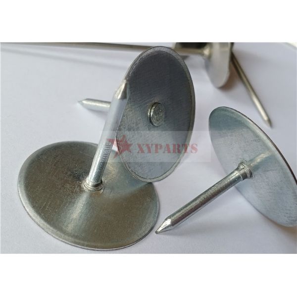 Полукруглая головка диэлектрика углерода стальная прикалывает для фиксируя изоляции стеклоткани на Ductwork металла