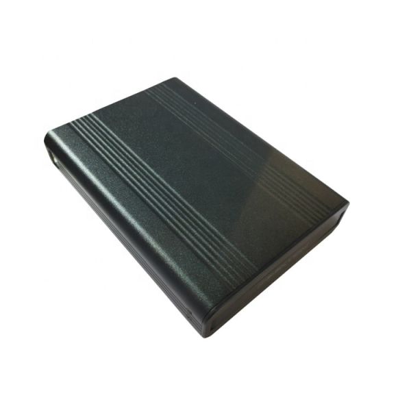 Electronic Aluminum Alloy Profile , Item Aluminium Profile Sand Blasted Black