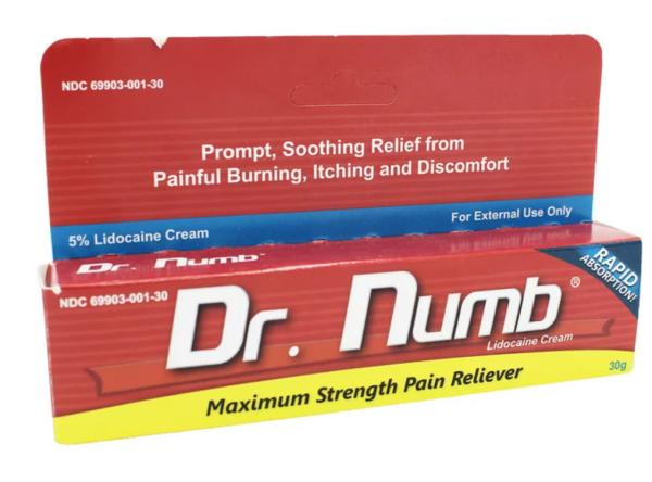 30gsm Painkiller Cream Dr. Numb Top Pain Relief Cream OEM ODM