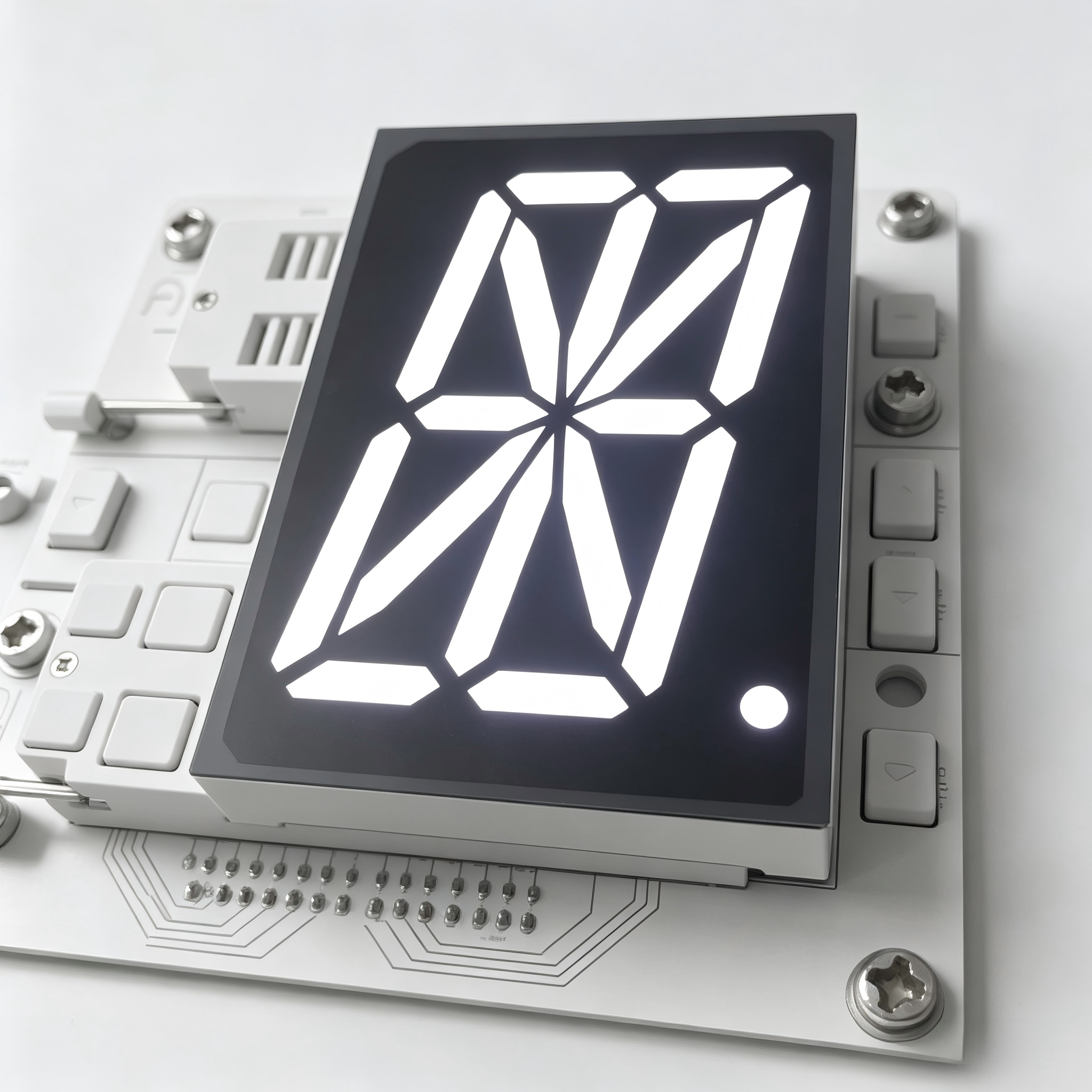 16 Segment LED Display 2.3 Inch Single Digit Ultra Bright Blue LED with Long Life and Great Viewing Angle for Digital Indication Panels