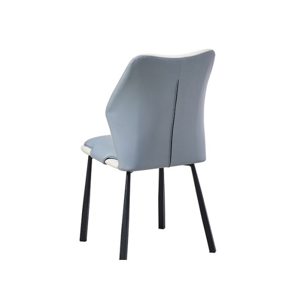 Moda Gray Upholstered Dining Room Chairs de la oficina