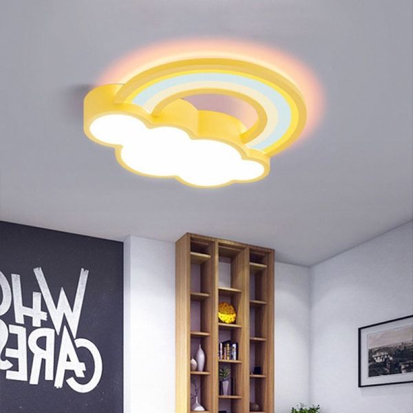 Princess Room Light Fixtures Bedroom And Warm Simple Cartoon rainbow ceiling light(WH-MA-300)