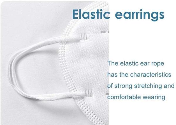 Non Woven Niosh Rated N95 Mask Environmental Friendly For Virus Protection