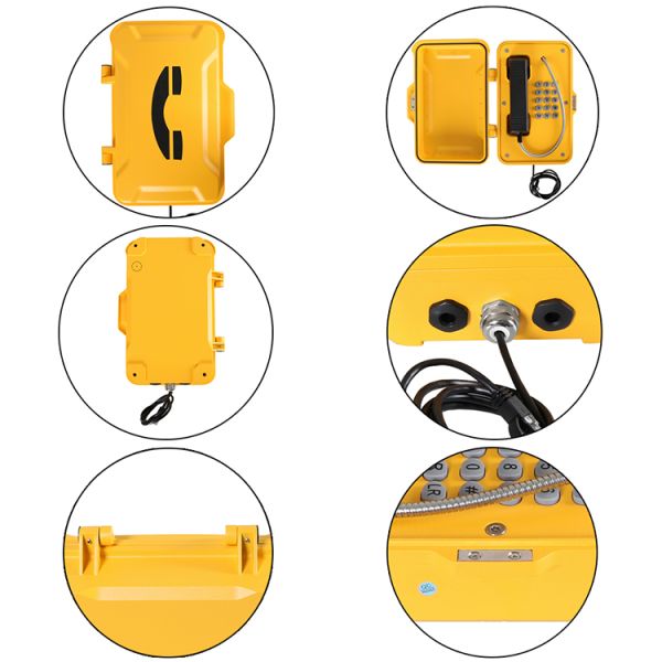 75-90 дБ Промышленный атмосферостойкий телефон VoIP