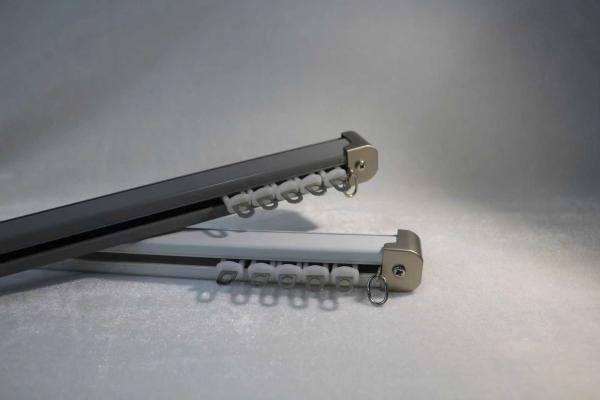 Smooth Sliding Ceiling Curtain Tracks Wall Mounted Curtain Track Systems