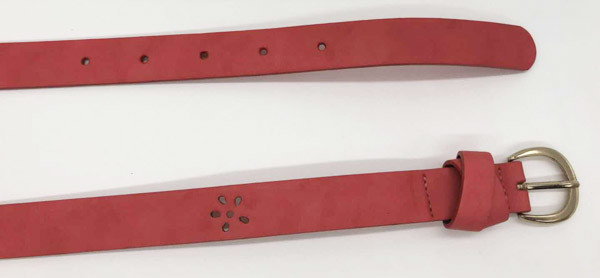 Цветок выреза Handcrafted кожаные поясы, дети фасонирует поясы с пряжкой сплава цинка