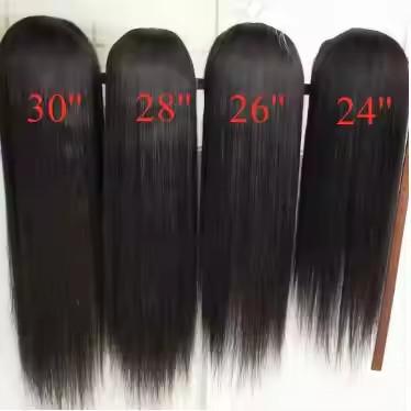 Transparent Lace Frontal Wig 5x5 Lace Closure Wig Ready To Wear Straight Human Hair Wig