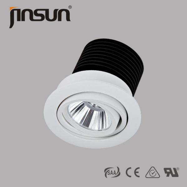7W500LM 5000K Natural White 360 degree adjustable LED downlight with TUV&UL certificate