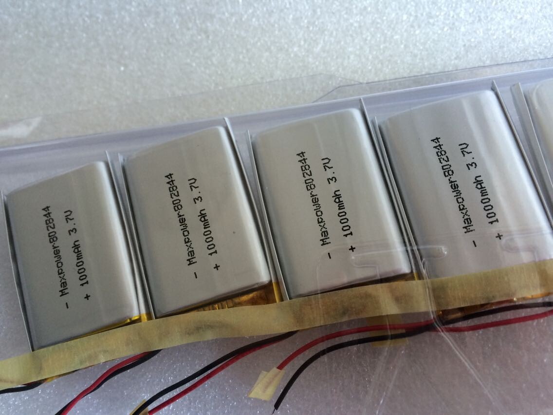 802844 медицинская служба батарей IEC62133 полимера иона лития 1000mAh 3.7V