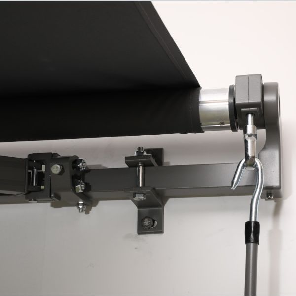 300*200CM Manual Crank Handle Waterproof Awning Sunshade Shelter for Porch Window