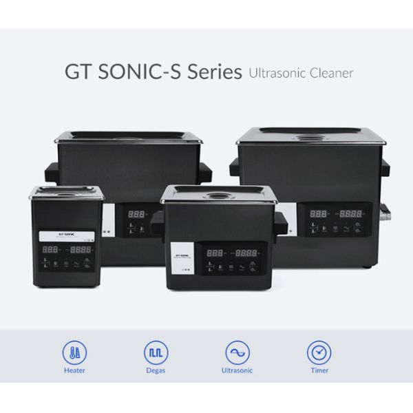 уборщик CE ROHS Benchtop уборщика 40khz 200w 9L GT ЗВУКОВОЙ ультразвуковой ультразвуковой