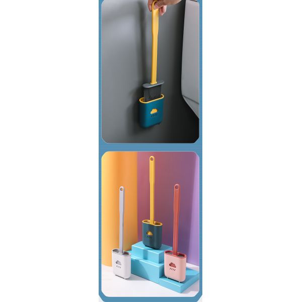 Ежедневный Wc силикона Bathroom чистит смертную казнь через повешение щеткой стены