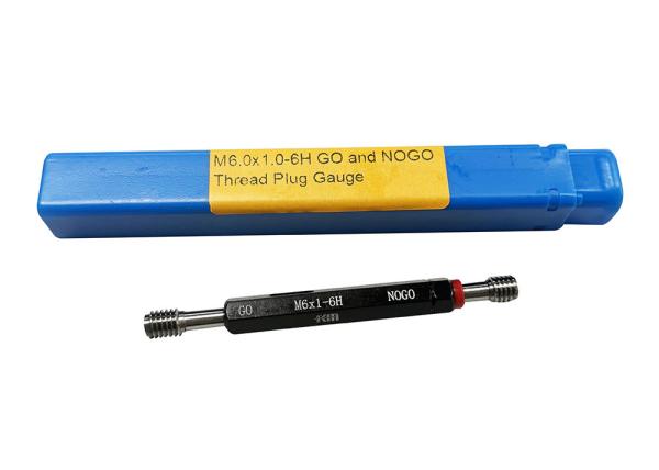 M6.0 Metric Plug Gauge With GO And NOGO Types Threaded Inspection Tool