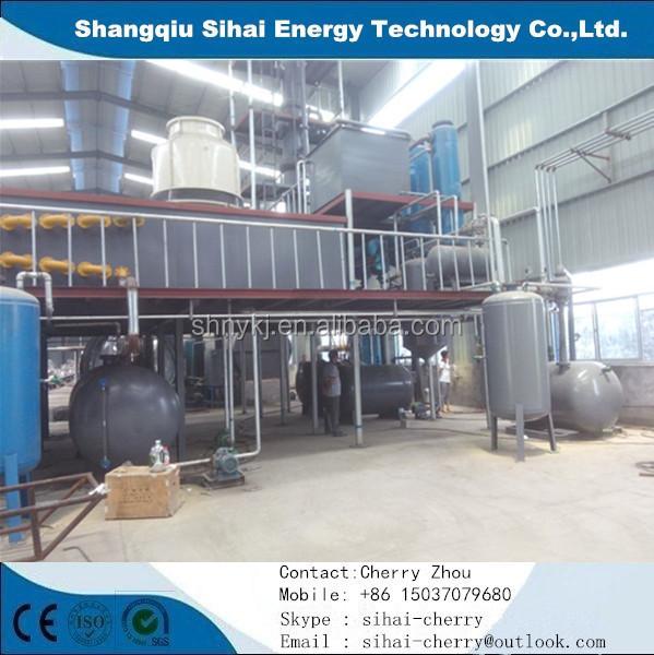 Fully Automatic Crude Oil Refinery Plant with 30 Ton Capacity and 380v/50hz Voltage