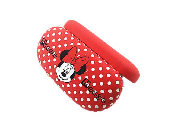 Hard PU Personalised Sunglasses Case With Red Mickey Mouse Pattern