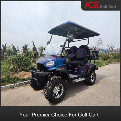 40km/H Four Seater Electric Golf Cart With Self Adjusting Rack And Pinion Steering