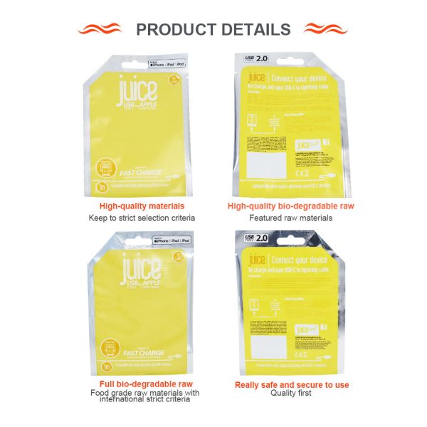 Heat Sealing Aluminum Foil Plastic Bag Stand Up high softness