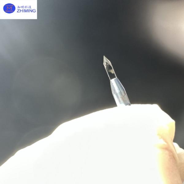 Cuchilla de zafiro de 0,8 mm/1,0 mm/1,2 mm para trasplante capilar en la industria de la estética médica