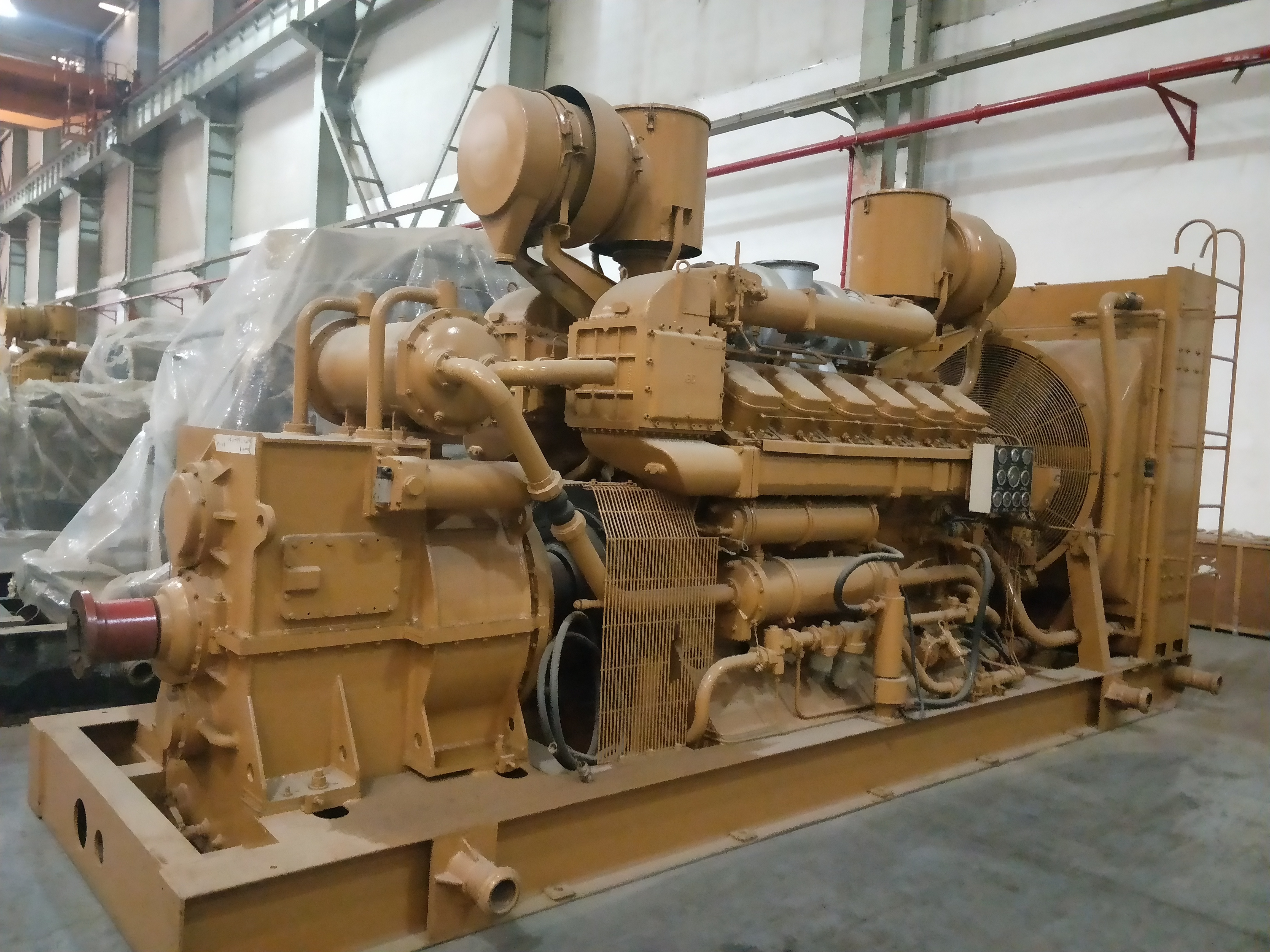 Jichai 500KW G12V190ZLDZ 1000R/min Biogas Gas Generator for CHP application