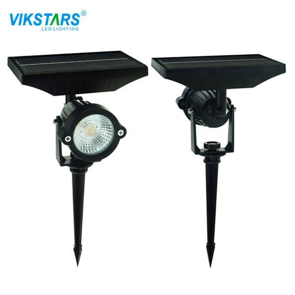 Lawn Garden LED Solar Light Aluminum + ABS Waterproof Material 3 Years Warranty