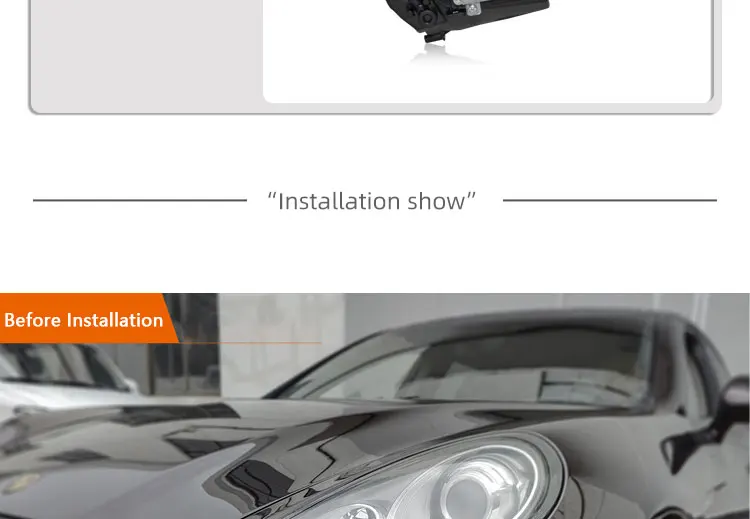 Для Porsche Panamera 970.1/2 Старый на новый 2010-2016 Обновление 2022 Матрицы светодиодные фары