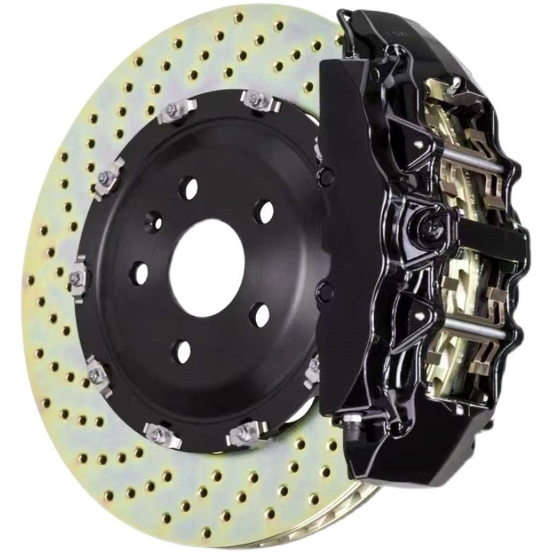 бак диска 8 380mm тормозит черный алюминиевый крумциркуль полностью плавая колокол