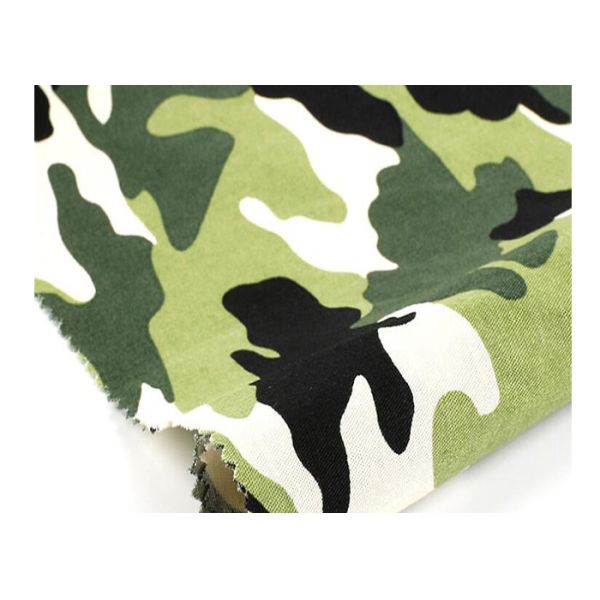 Garment Sportswear Brush Camouflage Print Fabric 100% cotton