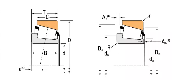 Чашка размера СЭТ413 ХМ212049/ХМ212011 дюйма и подшипник колеса автомобиля конического подпятника