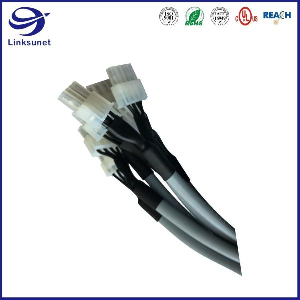 Custom automobile wiring harness with 43025 Latch Lock Receptacle Connectors