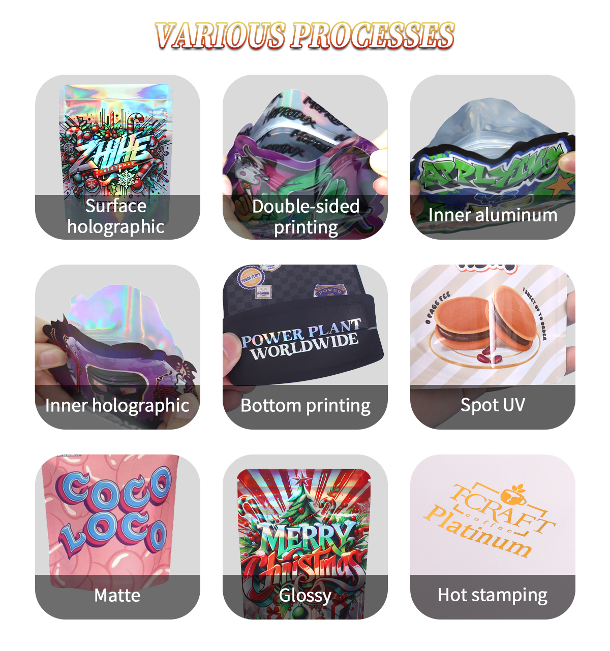 Versatile Stand Up Pouch Packaging Available in Multiple Sizes and Shapes Designed for Shelf Display and Extended Product Freshness