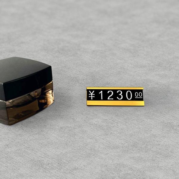 AaL-49-17 S Металлическая основа Пластиковая надпись Цена Кубики для ювелирных изделий для выставки в торговых центрах