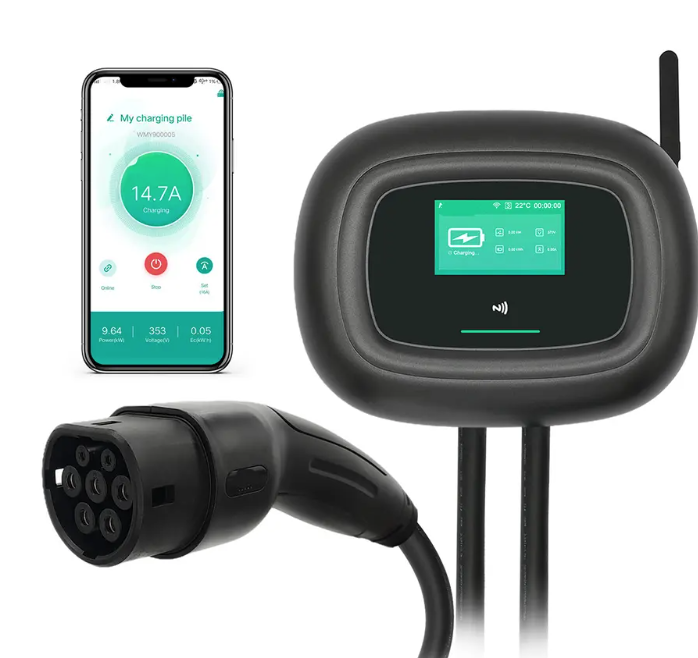 Домашний заряжатель 240V электротранспорта вровень 2 до 40A штепсельной вилки NEMA 14-50 16,4 Ft кабеля