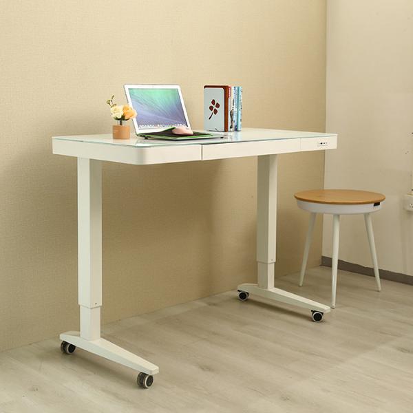 Mobiliário comercial Mesa de mesa de café de madeira branca simples Estação de trabalho rústica vintage