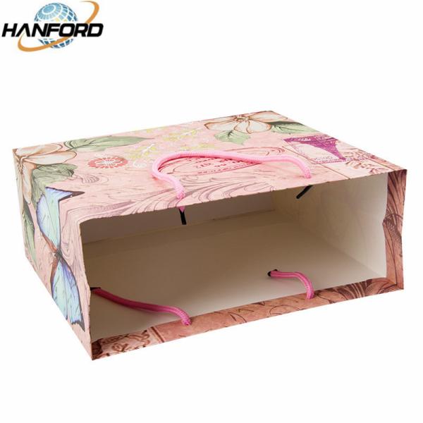 Saco de papel reusável para o presente de casamento, saco Ultraportable do presente do aniversário de casamento