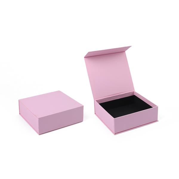 Wholesale manufacturing high quality Magnetic Gift Box Packaging Custom logo luxury Eco Friendly Cardboard Paper pink Magnetic Jewelry Box
