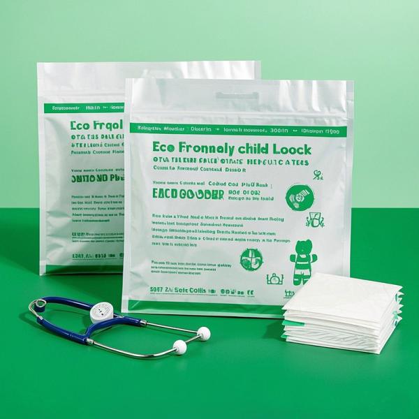 Eco Friendly Child Lock Poly Mailers Customizable For Medical Supplies Wholesale