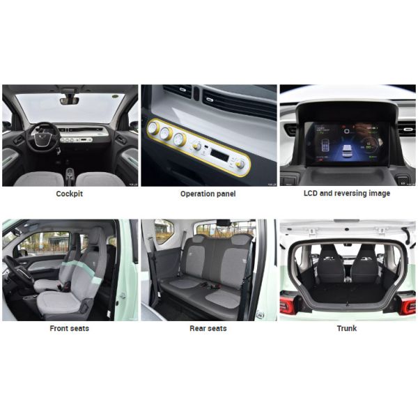 Wuling Mini EV Chinese Electric Car Mini Cars Electric 4 Seats Customized Request
